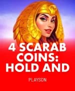 4 Scarab Coins: Hold and Win